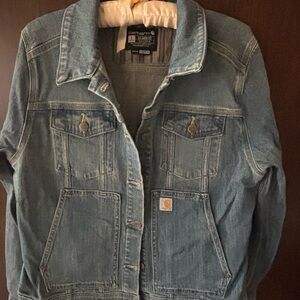 Carhartt Benson Denim Jacket Women’s Size L (12-14)